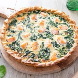 Tarte Gourmande Saumon et Épinards