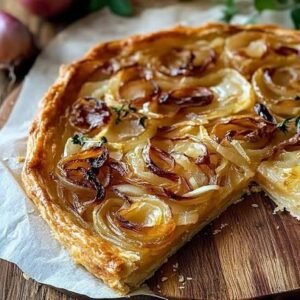 Tarte fine aux Oignons Caramélisés