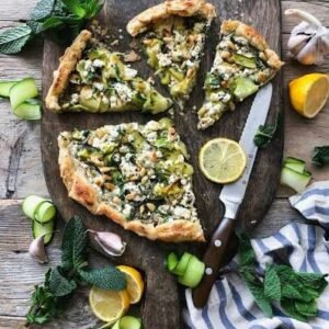 Tartelette Courgettes, Feta et Menthe